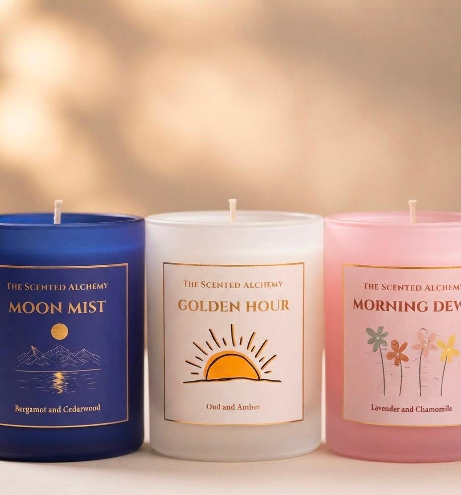 The Moments Collection – Set of 3 Luxury Scented Candles